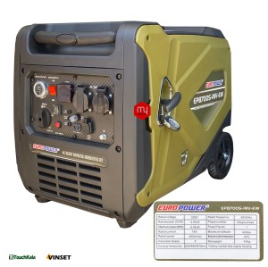 موتور برق سایلنت اینورتر 5 کیلووات یورو پاور مدل EP8700S INV EW ریموت استارت
