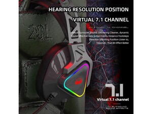 هدفون گیمینگ باسیم مانستر Monster Airmars N3 USB 7.1 Gaming Headphone