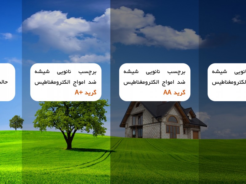 برچسب شیشه ی ضد امواج الکترومغناطیس