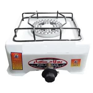 اجاق گاز تک شعله رومیزی پولاد گاز (1f) (لعابی)