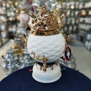 سماور طوفان 6 لیتری مدل مشبک رنگی