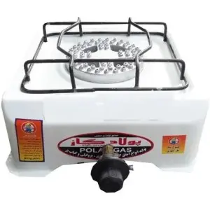 اجاق گاز تک شعله رومیزی مارک پولاد (1f) (لعابی)