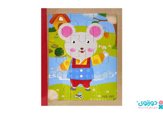 پازل چوبی کتابی حیوانات 1