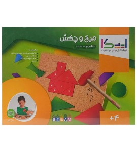 بازی میخ و چکش اشکال هندسی (تنگرام)