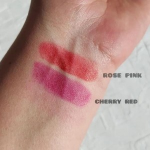 تینت لب و گونه مدل Cherry Red و Rose Pink