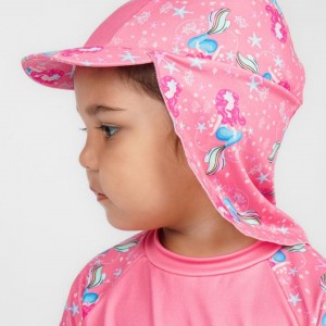 مایو پادار کلاه دار طرح پری دریایی