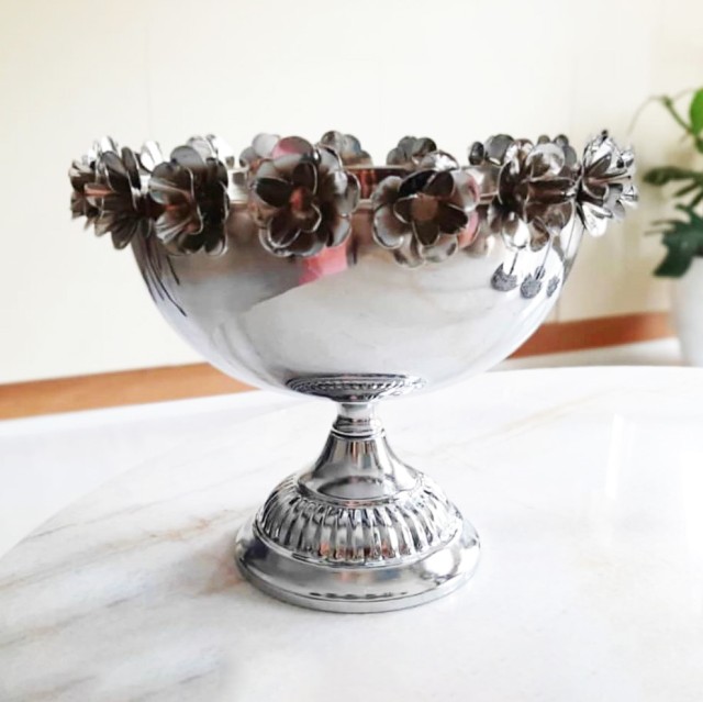 کاسه آجیل دور گلدار