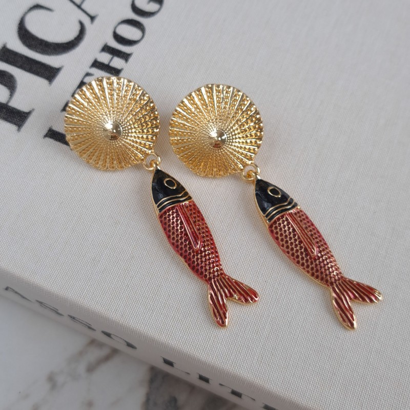 گوشواره ماهی قرمز زارا