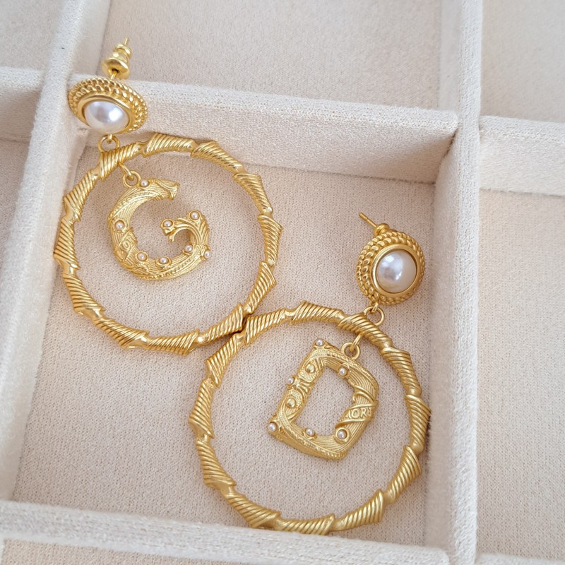 گوشواره حلقه‌ای دلچه گابانا  (مستر)*