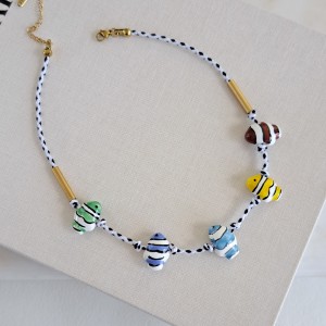 گردنبند نخی چارم ماهی