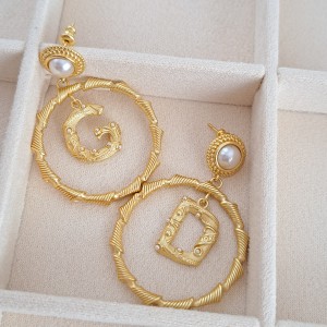 گوشواره حلقه‌ای دلچه گابانا  (مستر)*