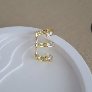 گوشواره ایرکاف سه لاین باگت دار
