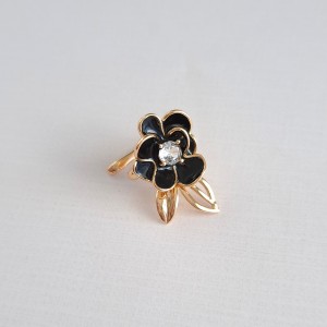 گوشواره ایرکاف گل مشکی ( هر عدد  )
