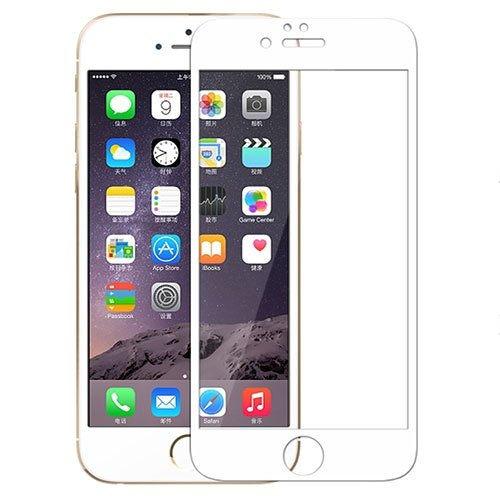 محافظ صفحه نمایش شیشه ای سفید  Apple iPhone 6 CP