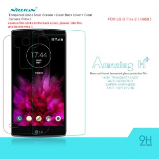 محافظ صفحه نمایش شیشه ای LG G Flex 2