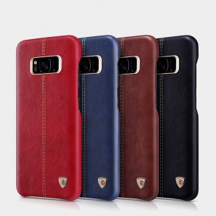 قاب محافظ چرمی نیلکین Nillkin Englon Leather Case For Samsung S8