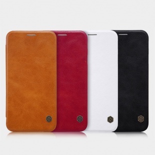 کیف محافظ چرمی نیلکین Nillkin Qin Leather Case For Samsung Galaxy J7 2017