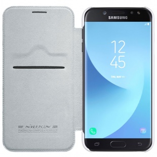 کیف محافظ چرمی نیلکین Nillkin Qin Leather Case For Samsung Galaxy J7 2017