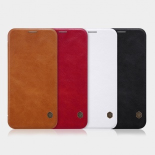 کیف محافظ چرمی نیلکین Nillkin Qin Leather Case For Samsung Galaxy J7 Plus