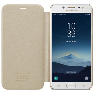 کیف محافظ چرمی نیلکین Nillkin Sparkle Leather Case For Samsung Galaxy J7 Plus