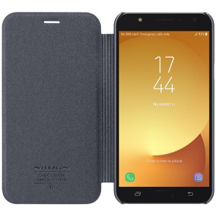 کیف محافظ چرمی نیلکین Nillkin Sparkle Leather Case For Samsung Galaxy J7 Nxt