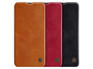 کیف چرمی نیلکین سامسونگ Nillkin Qin leather case Samsung Galaxy A50/A50s/A30s