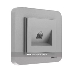 سوکت تلفن ارس رنگی نقره ای ایران الکتریک