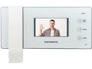 مانیتور آیفون تصویری الکتروپیک مدل 1096 سایز ۴.۳ اینچ سفید و مشکی