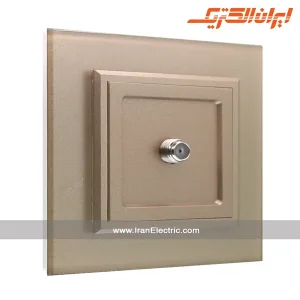 پریز آنتن SAT برلیان کریستال بژ ایران الکتریک
