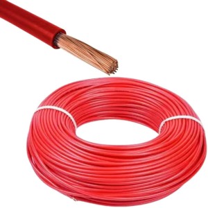 سیم افشان 0.75*1 (یک در هفتاد و پنج صدم) هادی نور (حلقه 100 متری)