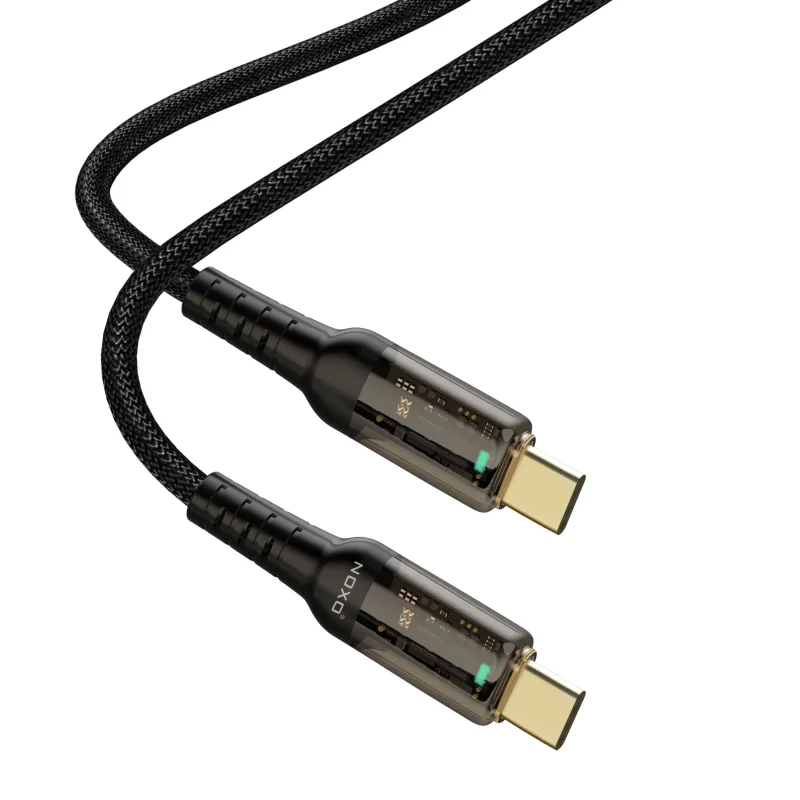کابل تبدیل  60 وات Type-C به Type-C نوکسو مدل CN-3 طول  1.2 متر