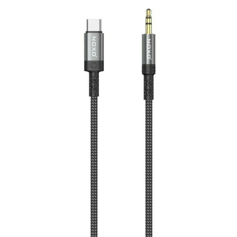 کابل AUX نوکسو USB-C به جک 3.5 میلی متری مدل AUX-N-3 | طول 1.5 متر