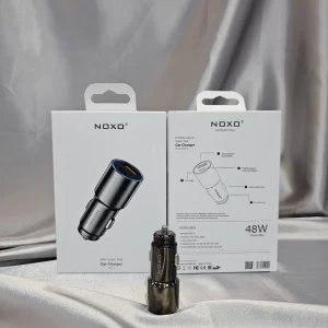 قیمت و خرید شارژر فندکی ماشین  نوکسو  CCN-3  سوپر فست شارژ 48W با PD 30W + QC3.0 بدنه فلزی