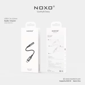 قیمت و خرید مبدل USB-C به جک 3.5 میلی متری نوکسو مدل JACK-N-2  |طول 1.4متر