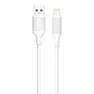 قیمت و خرید  کابل تبدیل USB-A به Lightning نوکسو مدل CN-1 طول 1متر شارژ سریع 2.4 آمپر