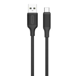 قیمت و خرید کابل تبدیل USB-A به Type-C نوکسو مدل CN-1 طول 1متر شارژ سریع 2.4 آمپر- مشکی