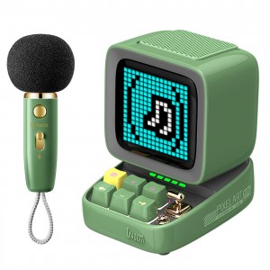 اسپیکر هوشمند پیکسلی  Divoom Ditoo-Mic Pink