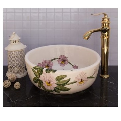کاسه روشویی طرحدار سنتی سرامیکی  مدل N382422