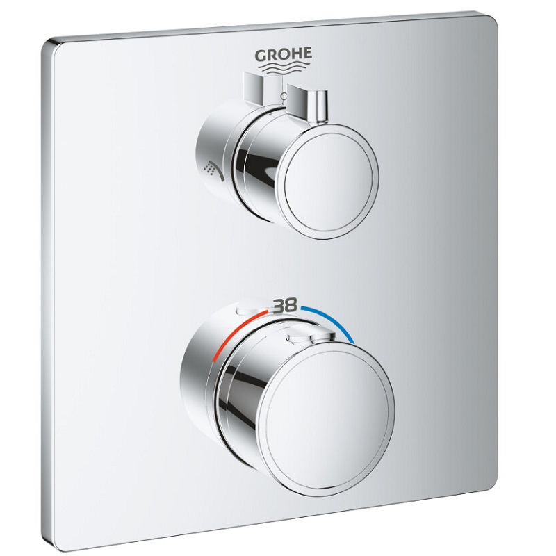شیر دوش حمام توکار دوحالته ترموستاتیک گروهه GROHE مدل Grohtherm Concealed کد 24079000