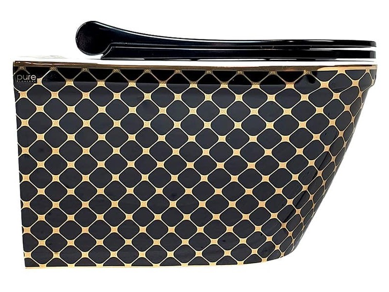 وال هنگ Pure Concept مدل Geometrik مشکی طلایی