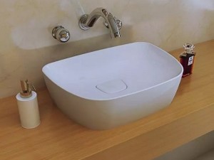 کاسه روشویی روکابینتی نوین سرام مدل تراپانی