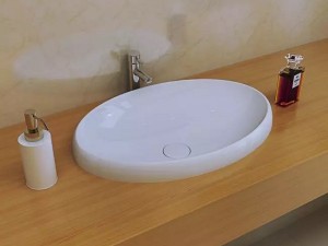 کاسه روشویی روکابینتی نوین سرام مدل پائولو