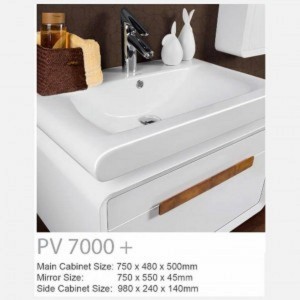 فول ست روشویی کابینتی لوتوس ارت دکو مدل PV-7001