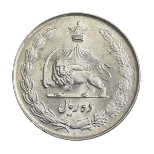 سکه شیر یا خط اصلی طرح شیر و خورشید 10 ریالی