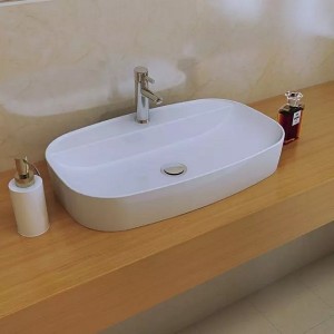 کاسه روشویی روکابینتی نوین سرام مدل لیزانو