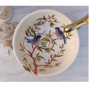 کاسه روشویی طرحدار سنتی مدل N382435