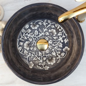 کاسه روشویی طرحدار سنتی مدل N382442