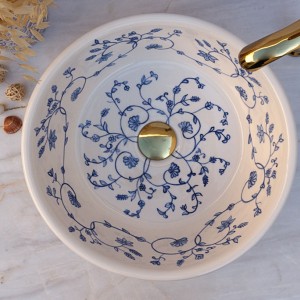 کاسه روشویی طرحدار سنتی مدل N382434