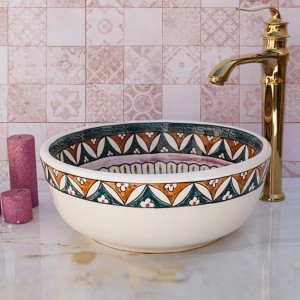 کاسه روشویی طرحدار سنتی مدل N382433