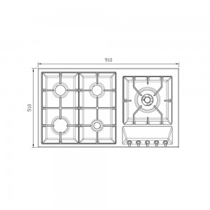 گاز استیل البرز مدل S-5959i